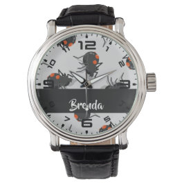 Reloj De Pulsera Black widow spider pattern