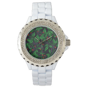 Reloj De Pulsera Blackberries sobre gris oscuro