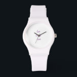 Reloj De Pulsera Blanco<br><div class="desc">Reloj blanco de silicona</div>