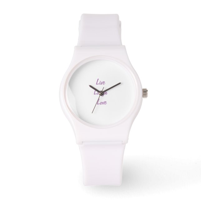 Reloj De Pulsera Blanco (Anverso)