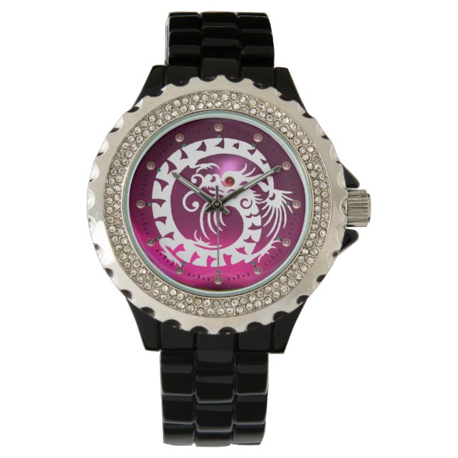 Reloj De Pulsera BLANCO APERITIVO DRAGON Púrpura Púrpura Ametista G (Anverso)