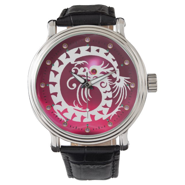 Reloj De Pulsera BLANCO APERITIVO DRAGON Púrpura Púrpura Ametista G (Anverso)