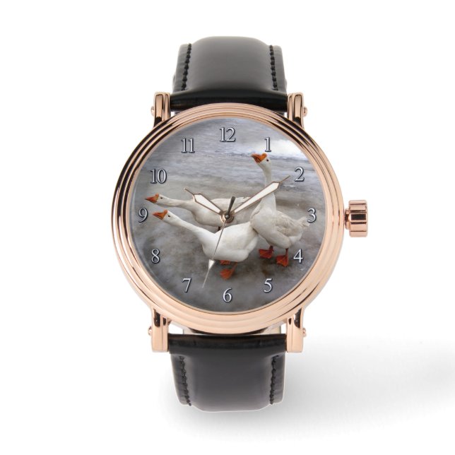 Reloj De Pulsera Blanco geo (Anverso)