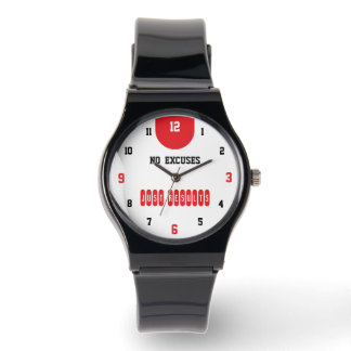 Reloj De Pulsera Blanco Sin Excusas Solo Resultados