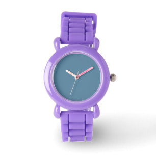 Reloj De Pulsera Blanquear Crea Tu Propio - Azul gris