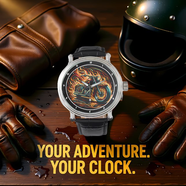 Reloj De Pulsera Blazing Rider, Firestorm Watch Face. (Subido por el creador)