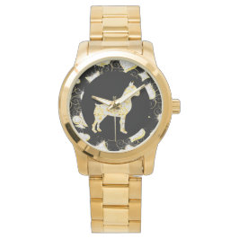 RELOJ DE PULSERA BLING DE PERRO DE LA CARCASA
