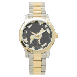 RELOJ DE PULSERA BLING DE PERRO DE LA CARCASA