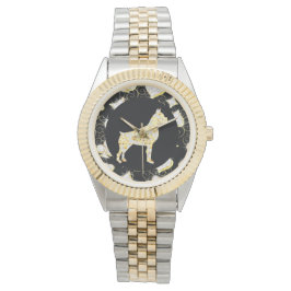 RELOJ DE PULSERA BLING DE PERRO DE LA CARCASA