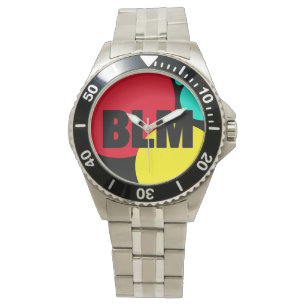 Reloj De Pulsera BLM Estamos juntos Personalizado color solidaridad