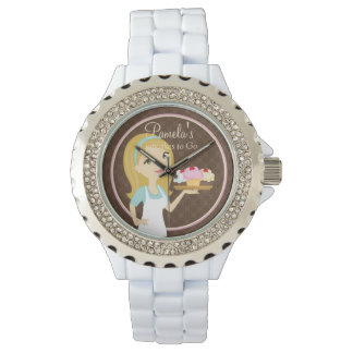Reloj De Pulsera Blonde Baker Cupcake D12 Observador promocional 3