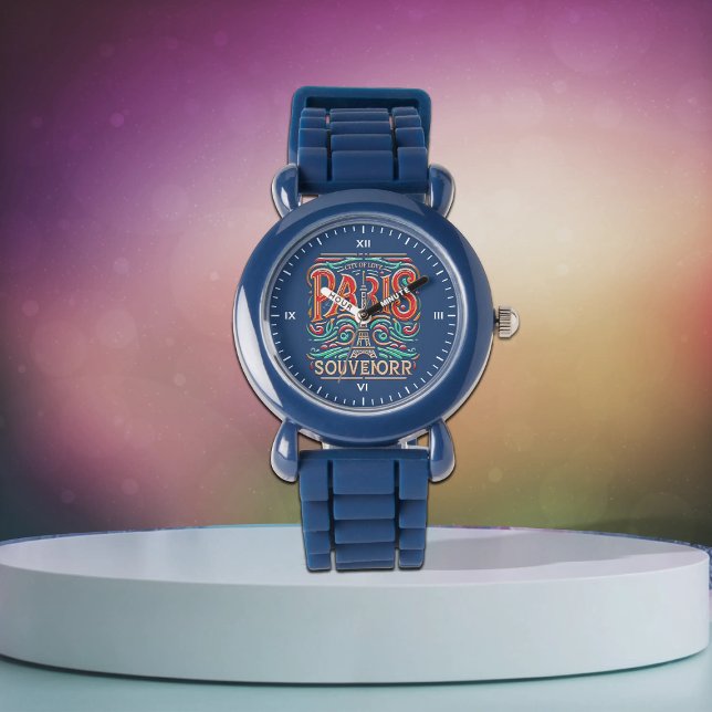 Reloj De Pulsera Bloom parisino Amor Niños Sinfónicos Silicona Azul (Subido por el creador)