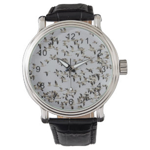 Reloj De Pulsera Bloque de gansos en vuelo