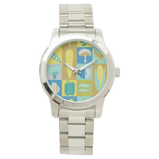 Reloj De Pulsera Bloques de vegetación II (Anverso)