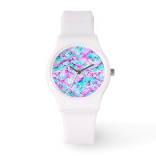 Reloj De Pulsera Blossom rubio Un diseño de luz colorida