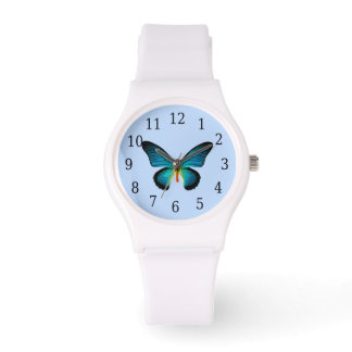 Reloj De Pulsera Blue Butfly Watch