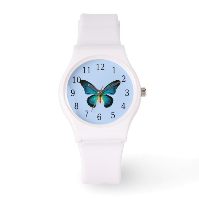 Reloj De Pulsera Blue Butfly Watch (Anverso)