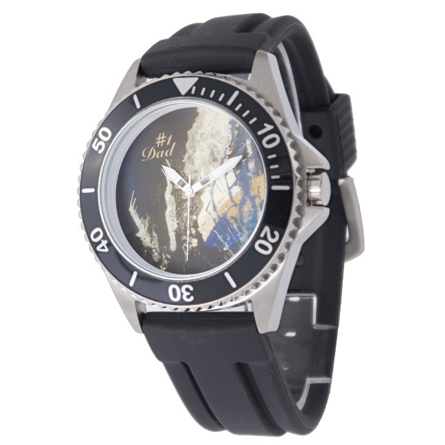 Reloj De Pulsera Blue Coral Reef Watch (Angular)