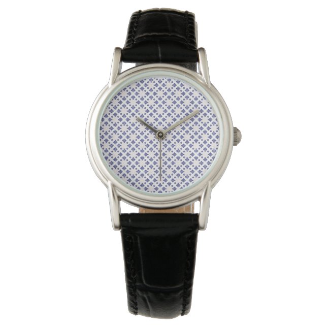 Reloj De Pulsera Blue  Cross Pendant Pattern  (Anverso)