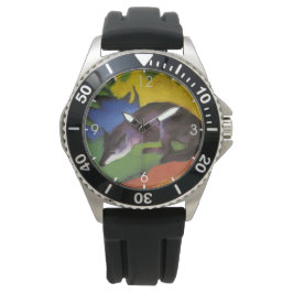 Reloj De Pulsera Blue Fox (de Franz Marc)
