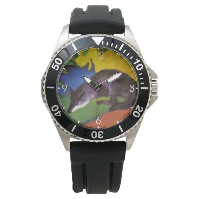 Reloj De Pulsera Blue Fox (de Franz Marc) (Anverso)