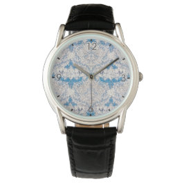 Reloj De Pulsera Blue Honeysuckle (por William Morris)