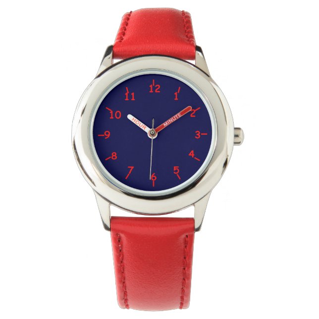 Reloj De Pulsera Blue Hue Red también (Anverso)
