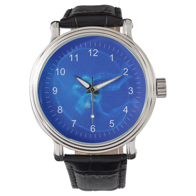 Reloj De Pulsera Blue Jellyfish Watch (Anverso)