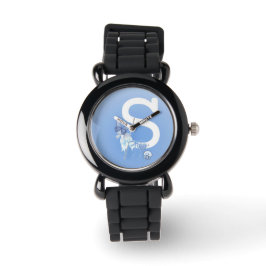 Reloj De Pulsera Blue Kids Watch - Diseño "S" para Chicas