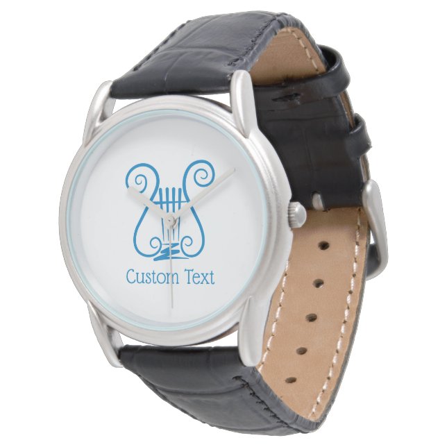 Reloj De Pulsera Blue Lyre (Angular)