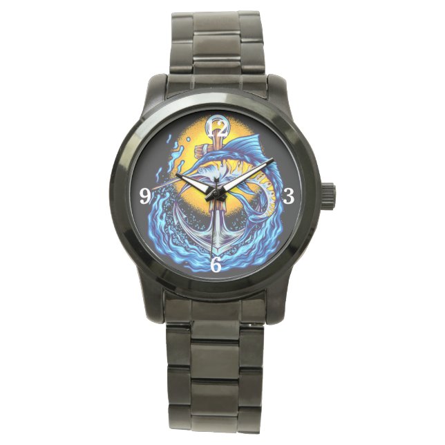 Reloj De Pulsera Blue Marlin Swordfish (Anverso)