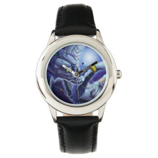 Reloj De Pulsera Blue Ocean Dragon & Pearl