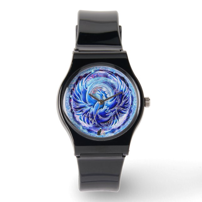 Reloj De Pulsera Blue Phoenix Silicone (Anverso)