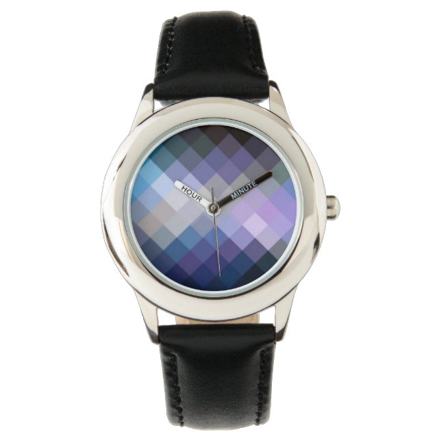 Reloj De Pulsera Blue Purple Diamond Watch (Anverso)