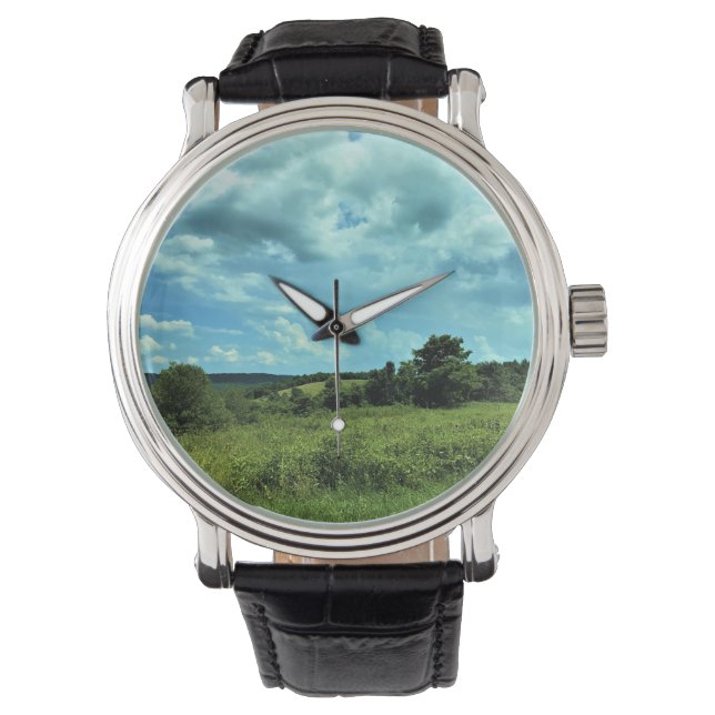 Reloj De Pulsera Blue Ridge Parkway cerca de Floyd, Virginia (Anverso)