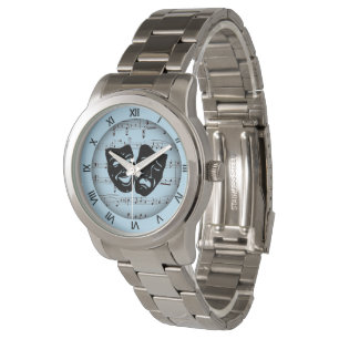 Reloj De Pulsera Blue Unite Music and Theatre Mask Watch