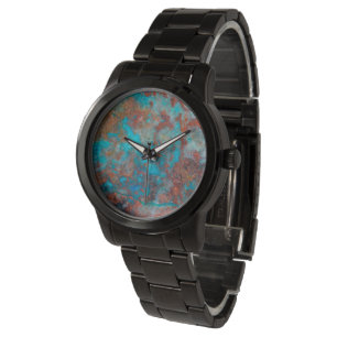 Reloj De Pulsera Blue Y Red Shattuckita