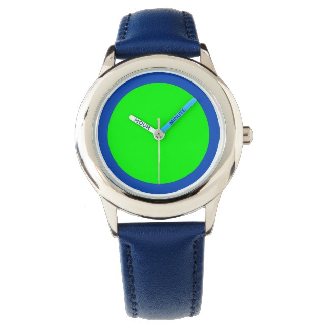 Reloj De Pulsera Blueberry y Lime (Anverso)