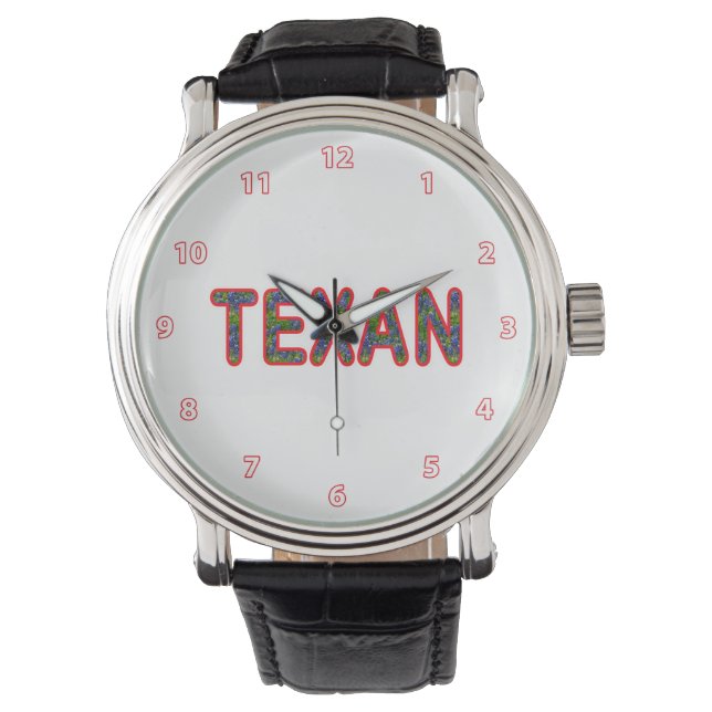 Reloj De Pulsera Bluebonnet Texan (Anverso)