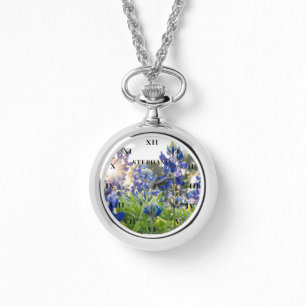 Reloj De Pulsera Bluebonnets Texas Flor Lupine Floral