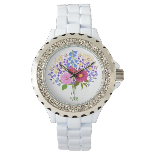 Reloj De Pulsera Blumenstrauss Rhinestone Necklace Watch (Anverso)