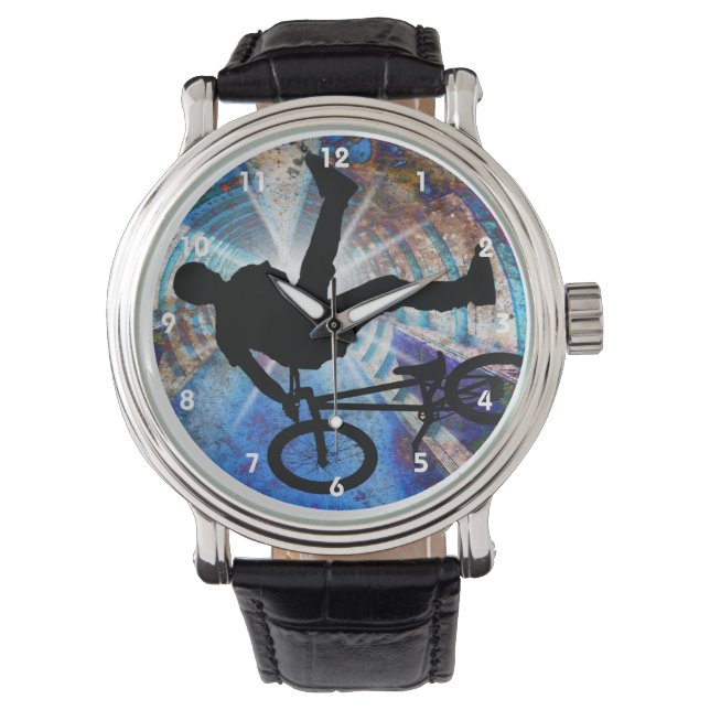Reloj De Pulsera BMX en el túnel de Grunge (Anverso)