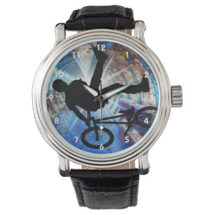 Reloj De Pulsera BMX en túnel del Grunge