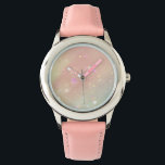 Reloj De Pulsera Bóbulos abstractos de Sweet Pastel<br><div class="desc">Una niña dulce observa en colores pastel burbujas abstractas.</div>