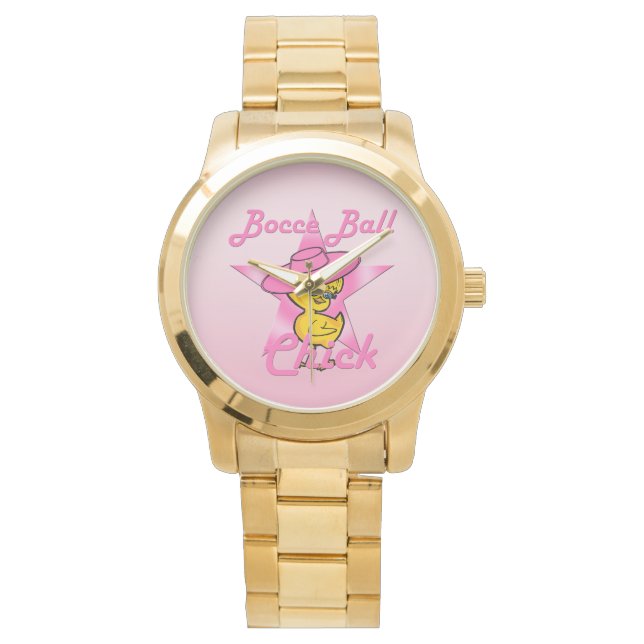 Reloj De Pulsera Bocce Ball Chick #8 (Anverso)