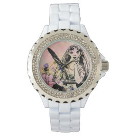 Reloj De Pulsera Boda Bride Vintage Pínk Roses