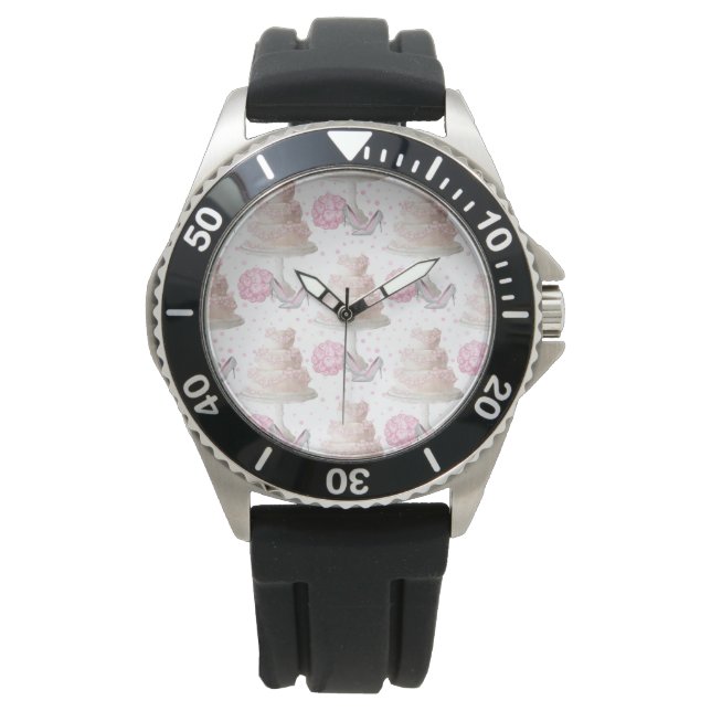 Reloj De Pulsera Boda Cake Watch (Anverso)