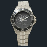 Reloj De Pulsera Boda Groomsman Regalo Monograma Deportes Guay mode<br><div class="desc">Boda Groomsman Regalo Monograma Moderno Guay Sports Watch. Regalo para tu Groomsman moderno monograma vintage inicial nombre y fecha clásica reloj deportivo. Haga clic en personalizar esta plantilla para personalizar rápida y fácilmente. Garantía de devolución de 30 días. Barcos en todo el mundo rápido. Boda Groomsman Regalo Monograma Moderno Guay...</div>