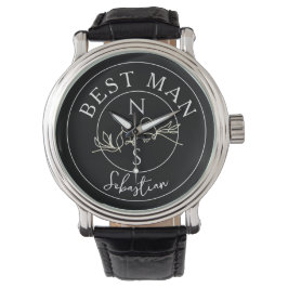 Reloj De Pulsera Boda Mejor Hombre Personalizado