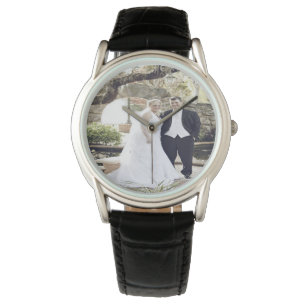Reloj De Pulsera Boda personalizada de foto corona protectora Watch